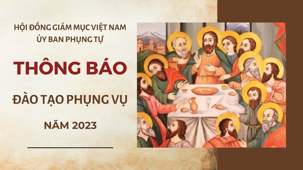 Ủy ban Phụng tự: Thông báo đào tạo Phụng vụ năm 2023