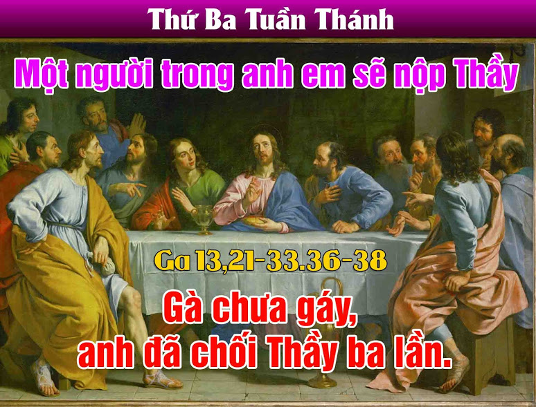 THỨ BA TUẦN THÁNH