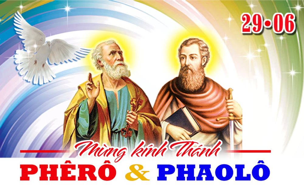 Thứ Ba tuần 13 thường niên – THÁNH PHÊRÔ VÀ THÁNH PHAOLÔ, TÔNG ĐỒ. Lễ Trọng. Lễ HỌ. Cầu cho giáo dân.